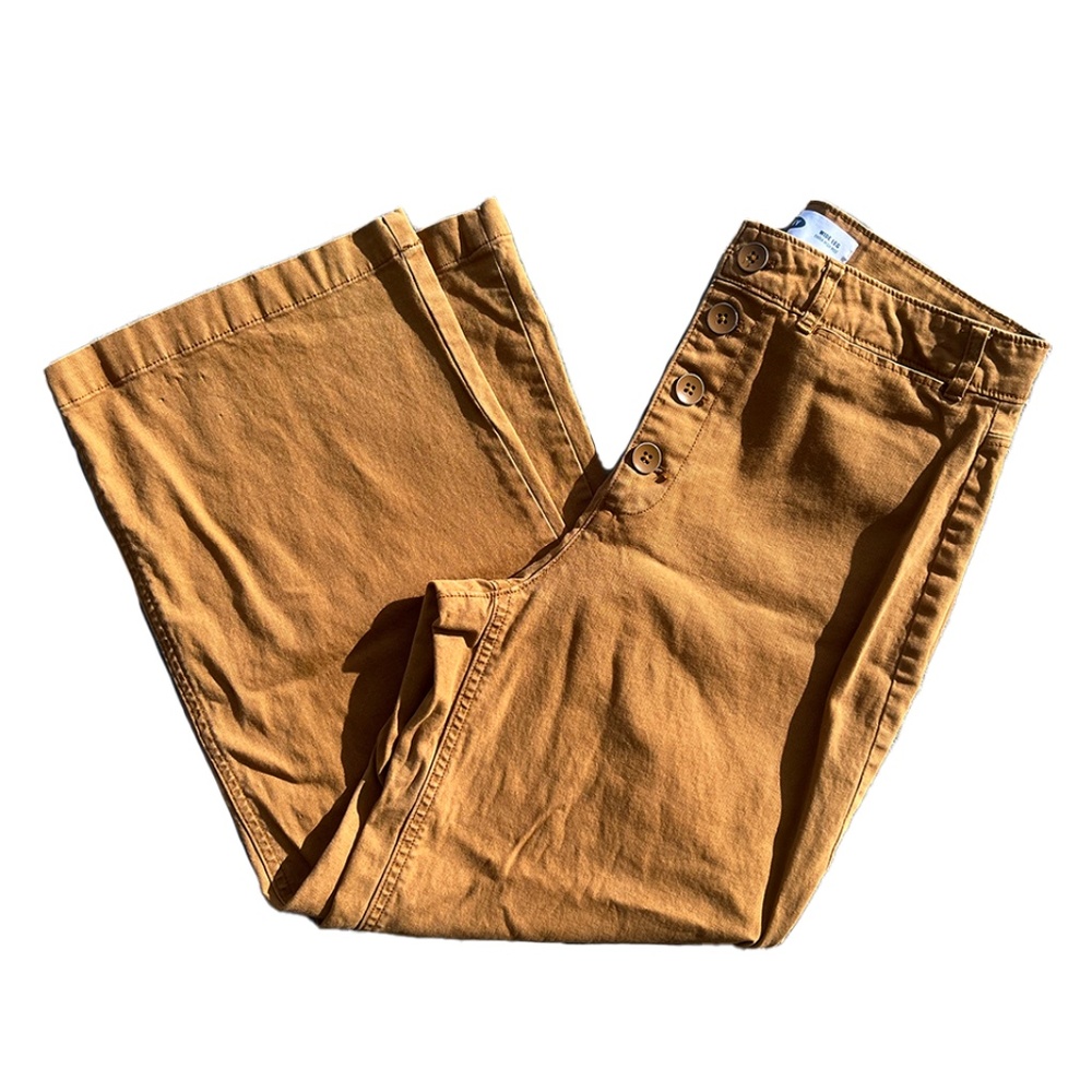 Old Navy Wide Leg Extra High Rise Khaki Chino Pants